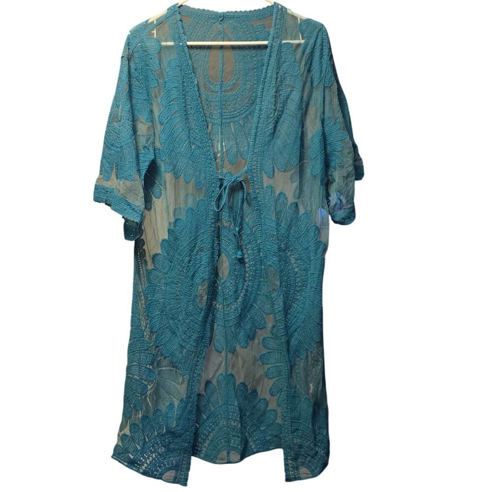 Asha Lace long cardigan size os